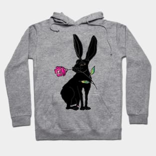 black easter bunny Hoodie